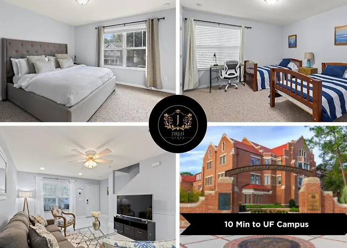 King Bed Cozy Townhouse 10 Min From Uf
