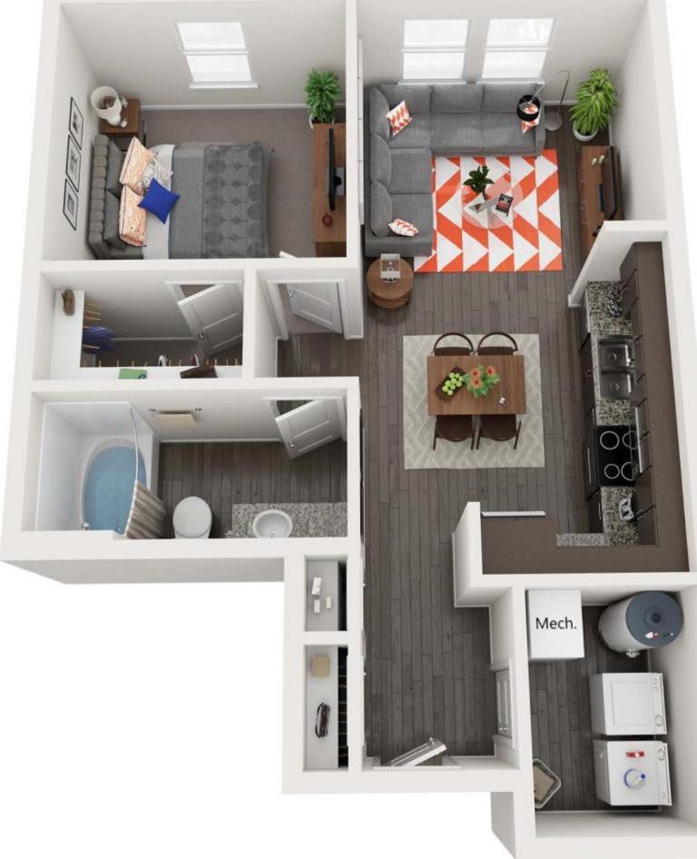 Deluxe One Bedroom Apartamento